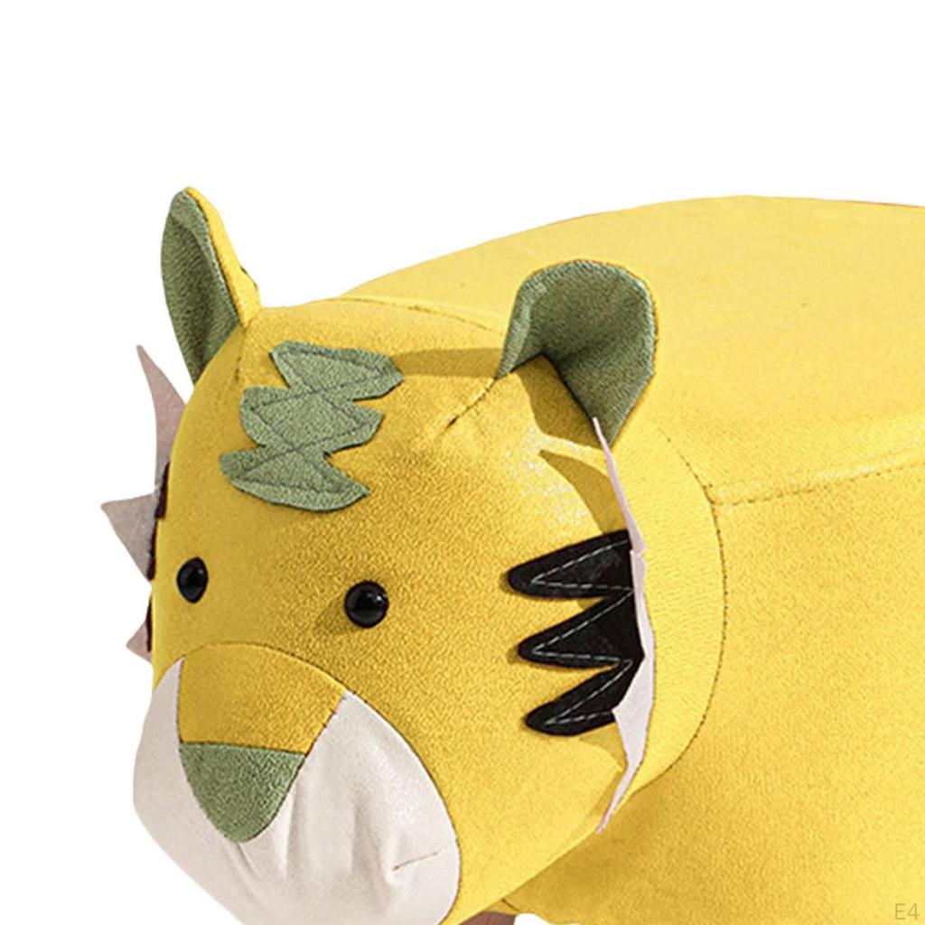 Sgabello ottomano in legno, poggiapiedi per animali, sgabello portatile, seduta bassa, divano, per la decorazione.