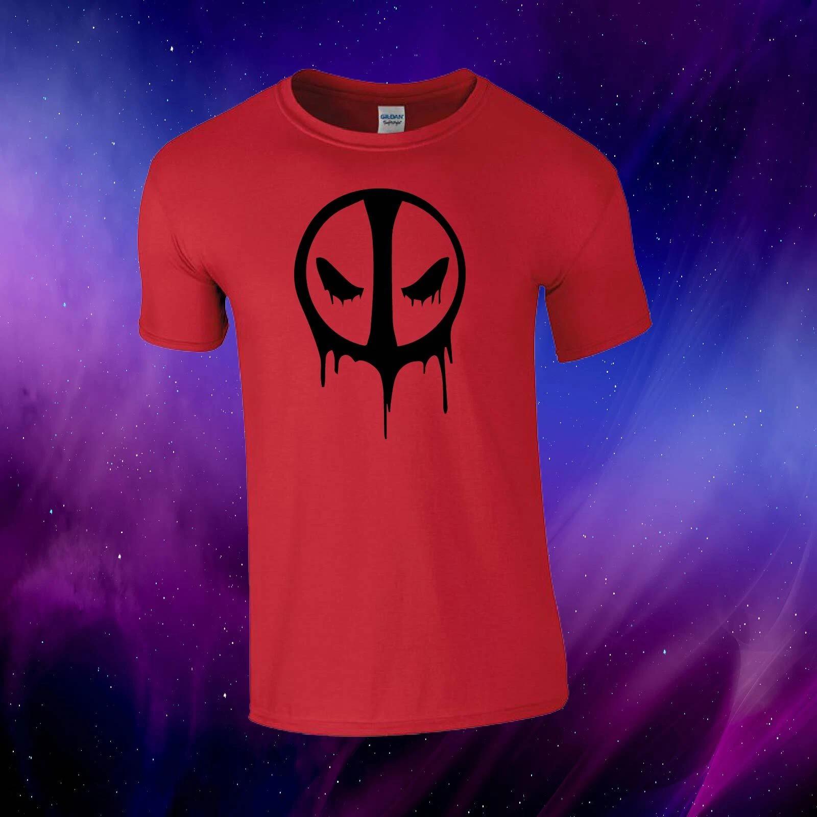 Deadpool Inspired SuperHero Movie Gift Unisex Kids/Adults Top T-shirt L