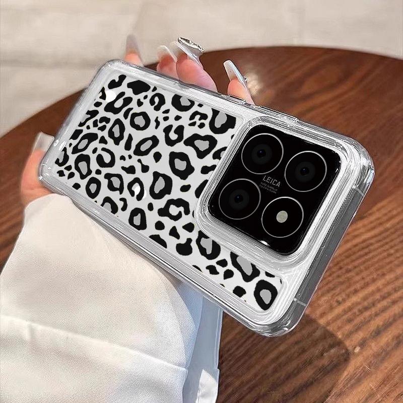 For Xiaomi 13T 11 Lite Redmi K70E Note 13 12 Pro 11 10 Poco X6 X5 Pro Shell Clear Zebra Stripe Shockproof Soft Silicone Case