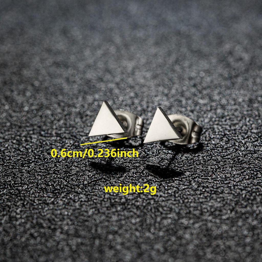 Niszowe Kolczyki Sztyfty ze Stali Nierdzewnej dla Kobiet – Design Żurawia Origami i Renifera, Kolekcja Mody 2025