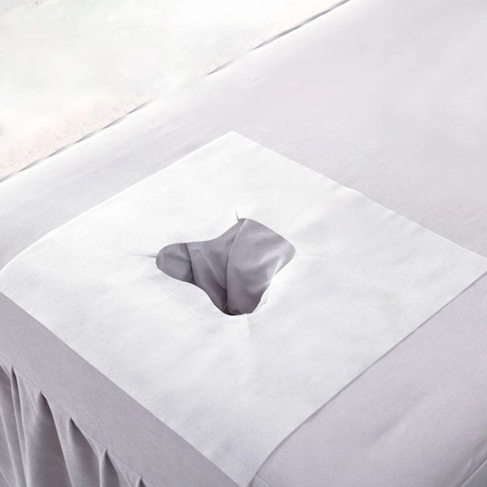 100 KUSŮ Základní kosmetické potřeby Masážní stůl Podložky pod obličej Nástroj na make-up Potah na polštářek pod obličej Pro lázně