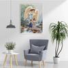 DIY 5D Diamond Painting Angel Guarded Diamond Embroidery Cross Stitch Full Round/Drill Rhinestones Home Decor Manual Gift