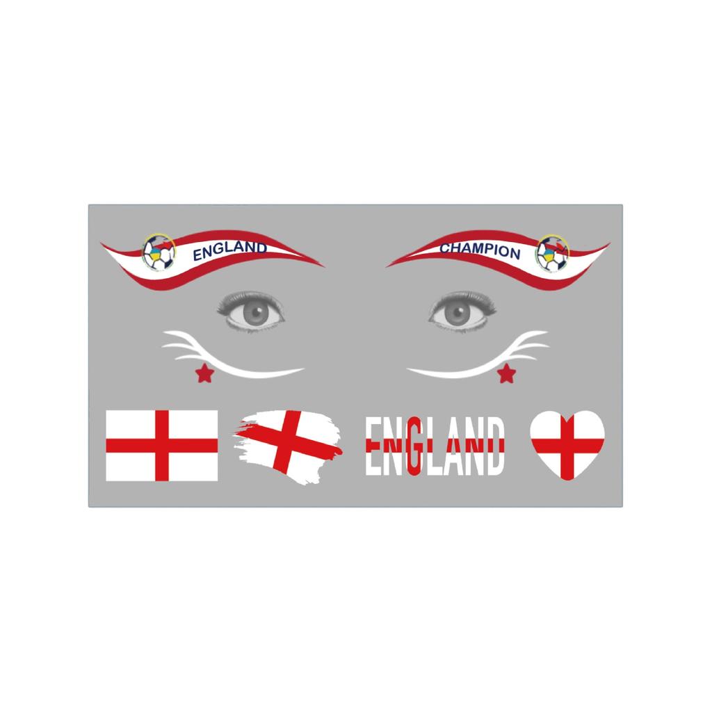 Multi Flag Color Stickers Sports Fans Party Party Temporary Stickers For Face