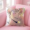 Fun Quirky Art Anime CChoose One of Four Cushion Cover Pillow Case Soft Skin Friendly Fabric  Concealed Zipper
