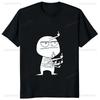 Maglietta da uomo stampata con dito medio divertente maniaco, larga, casual, moda Harajuku Hip Hop, maglietta Hipster Streetwear, abbigliamento comodo
