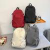 Schulrucksack originelles Design schlicht einfarbig Computer-Rucksack Universität Oberstufe Schulrucksack Mori Campus Canvas-Rucksack für Männer und Frauen