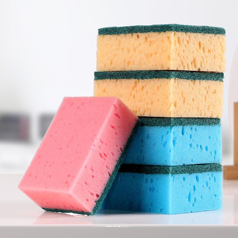 Thickened Dish Sponge Scouring Pad Dish Cloth Kitchen Supplies Cleaning Brush Pot and Bowl Dish Sponge Block.