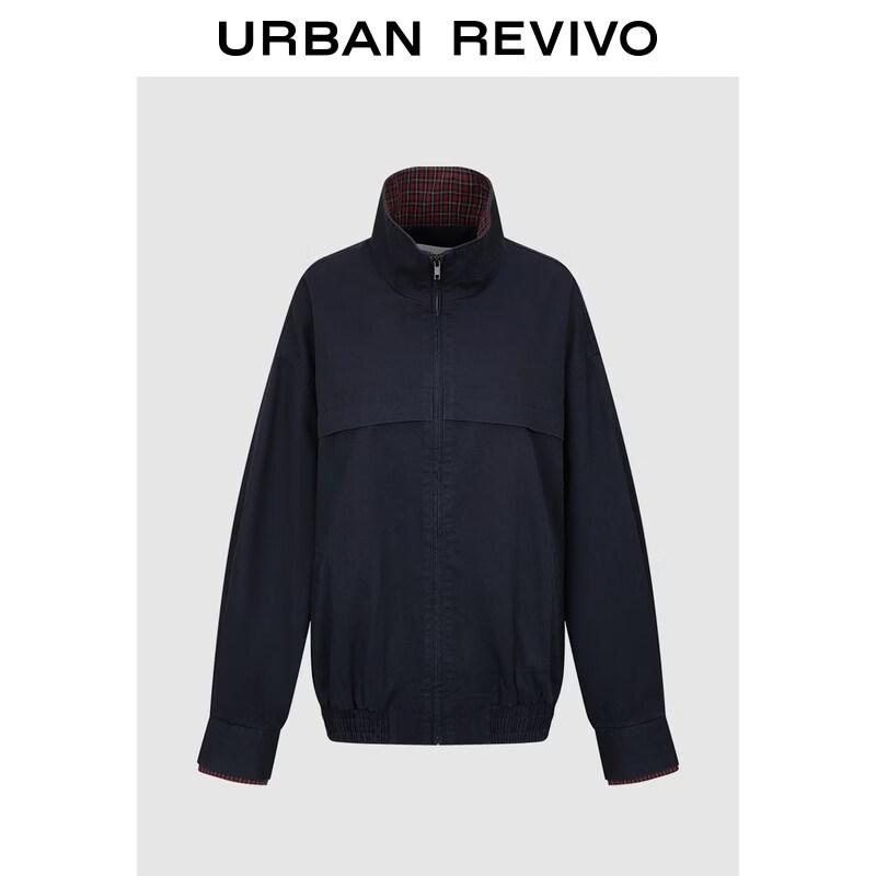 Весеннее пальто UR 2026 с воротником-стойкой на молнии S