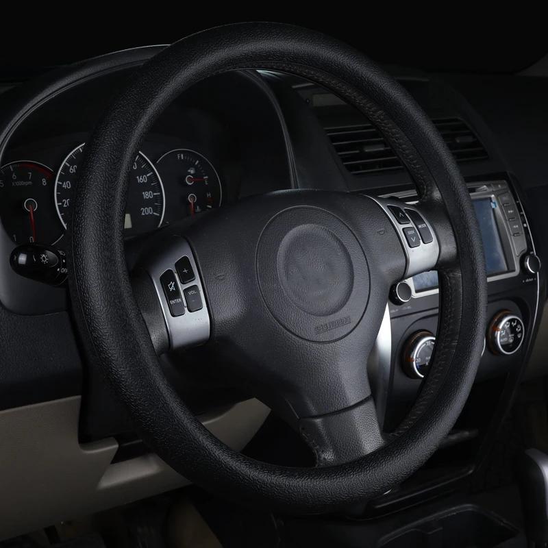 Car Styling Universal Silicone Steering Wheel Glove Cover Texture Soft Multi Color Silicon Accessories.