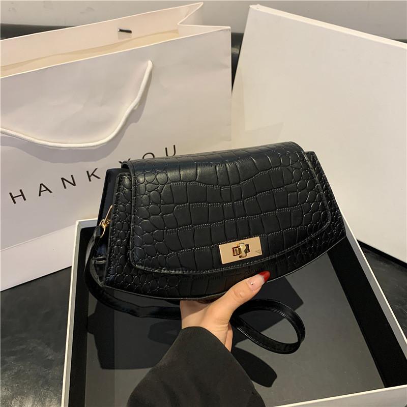 Stylish Pu Leather Saddle Bag For Women Casual Trendy Crossbody Shoulder Bag