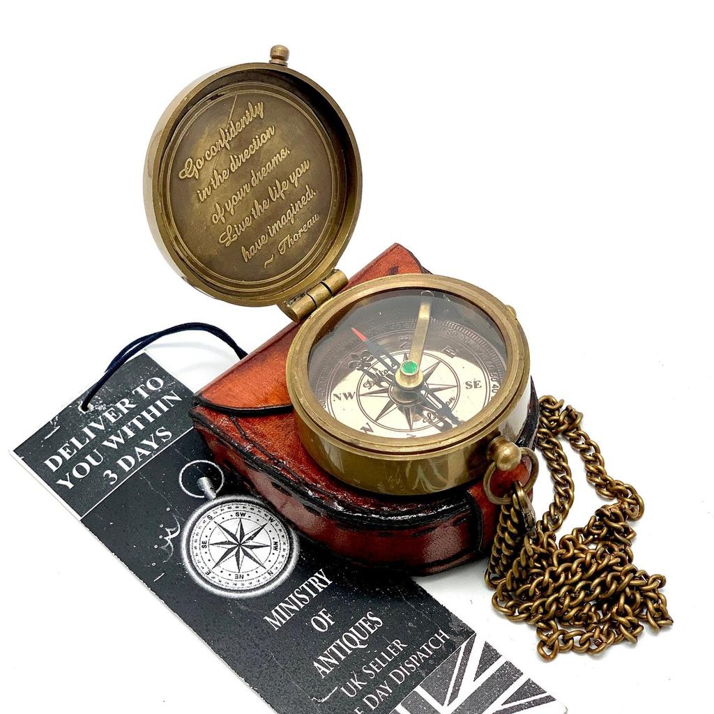 Ręcznie robiony kompas mosiężny kompas morski, Ręcznie robiony kompas, Prezent świąteczny, Prezent dla męża, Prezent dla niej, Prezent ślubny