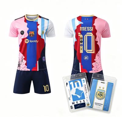 26 Argentina Særlig Udgave Nr. 10 Fodboldtrøje Børnetøj Voksen Sæt Størrelse 16-2XL med udsøgte accessories