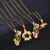 1Piece Hispaniola Island Haiti and Dominican,Guam Turtle Hibiscus Flower Puerto Rico Guadeloupe Pendant Necklaces #522662