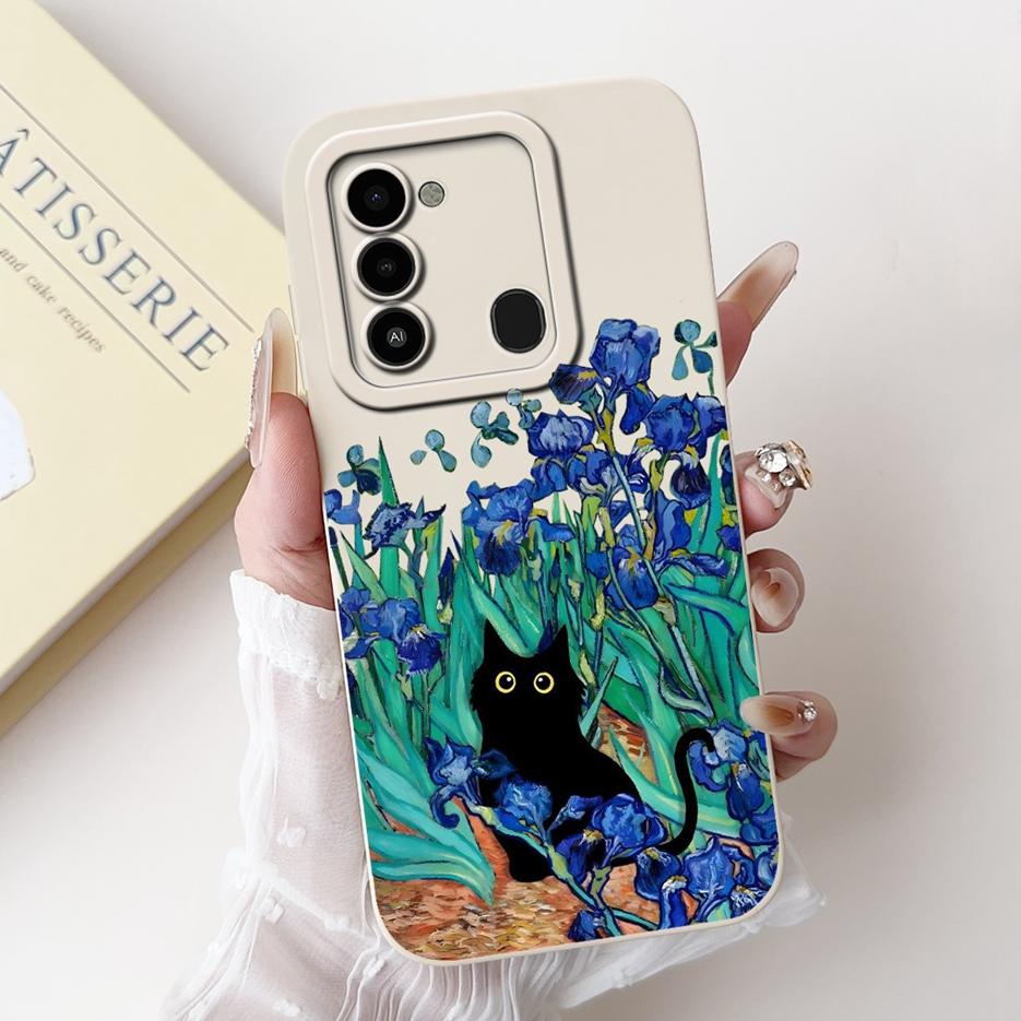 For Tecno Spark 8C Case KG5k KG5j KG5n Luxury Candy Painted Cover Soft TPU Shell For Tecno Spark Go 2022 KG5 Spark8C Phone Cases