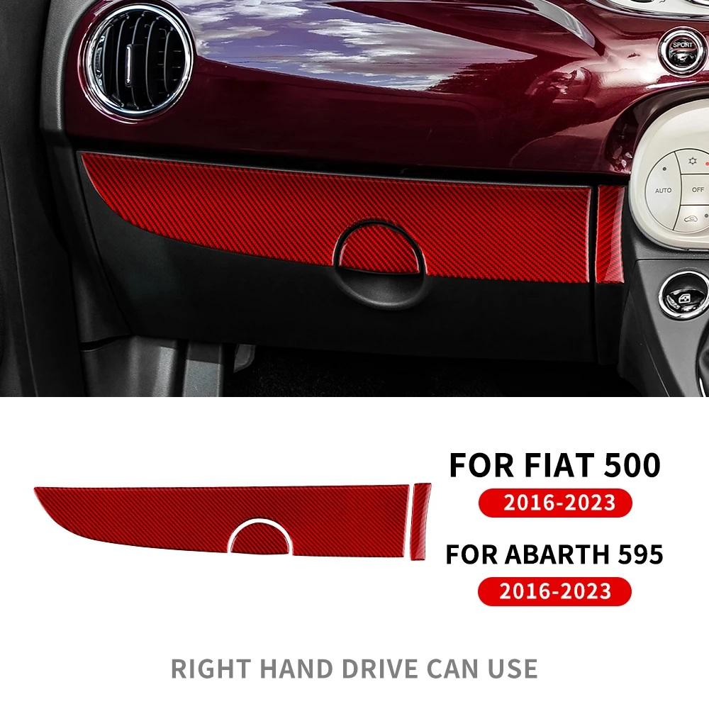 Real Soft Carbon Fiber For Fiat 500 Abarth 595 2016-2018 2019 2020 2021 2022 2023 Abarth 695 2017-2023 Car Main Driver Co-liopt.