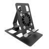 Aluminum Alloy Mobile Stand with Radiator Fan and Foldable Tablet Support