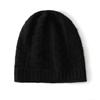 Warm Cashmere Beanie Hat Men Women Thick Knit Winter Cap Solid Color Ribbed Cuff One Size Fits All