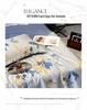 Printed Tencel Summer Quilt 4-Piece Set - Cooling Ice Silk for Naked Sleep, Smooth Gift Quilt