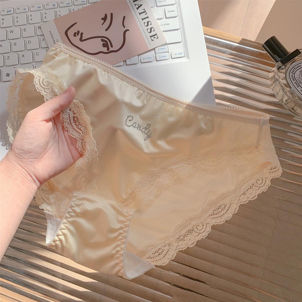Girl Summer New Style Pure Desire Sexy Lace Triangle Briefs