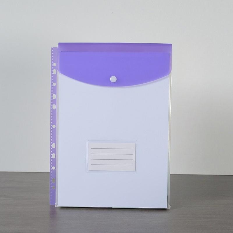 A4 Fächermappe mit Druckknopf 11-Loch-Ringbuch-Taschen A4 Ordner-Organizer für Schule, Büro, Zuhause Organisationsmappe