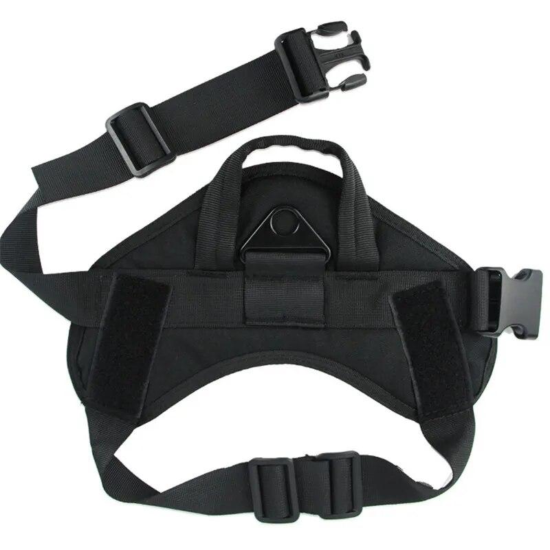 Camouflage Tactical Pet Dog Vest Hunting Military Harness Service Dog Vest Waterproof Training Harness for Medium Large Dogs Pug