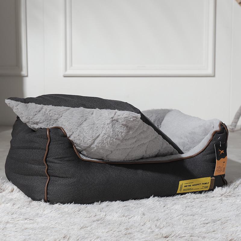 Winter Warm Corgi Dog Bed: Removable & Washable Pet Sofa for Small/Medium Dogs