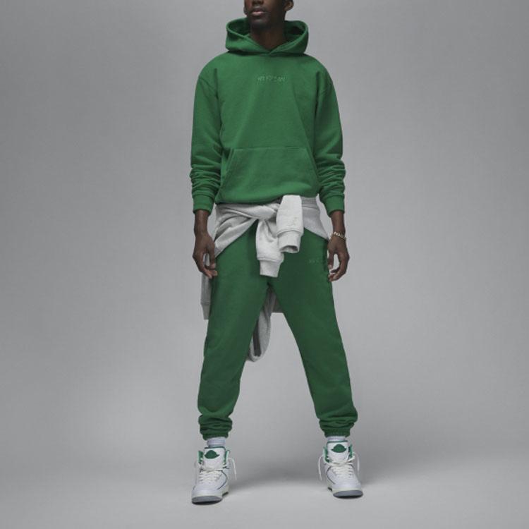 Jordan Embroidered Logo Hoodie Pullover Long Sleeve Sweatshirt Men Tops Pine-Green FJ1967-302