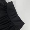 European Style Autumn/Winter 2025 Semi-High Neck Solid Color Long Sleeve Pleated Bodycon Dress