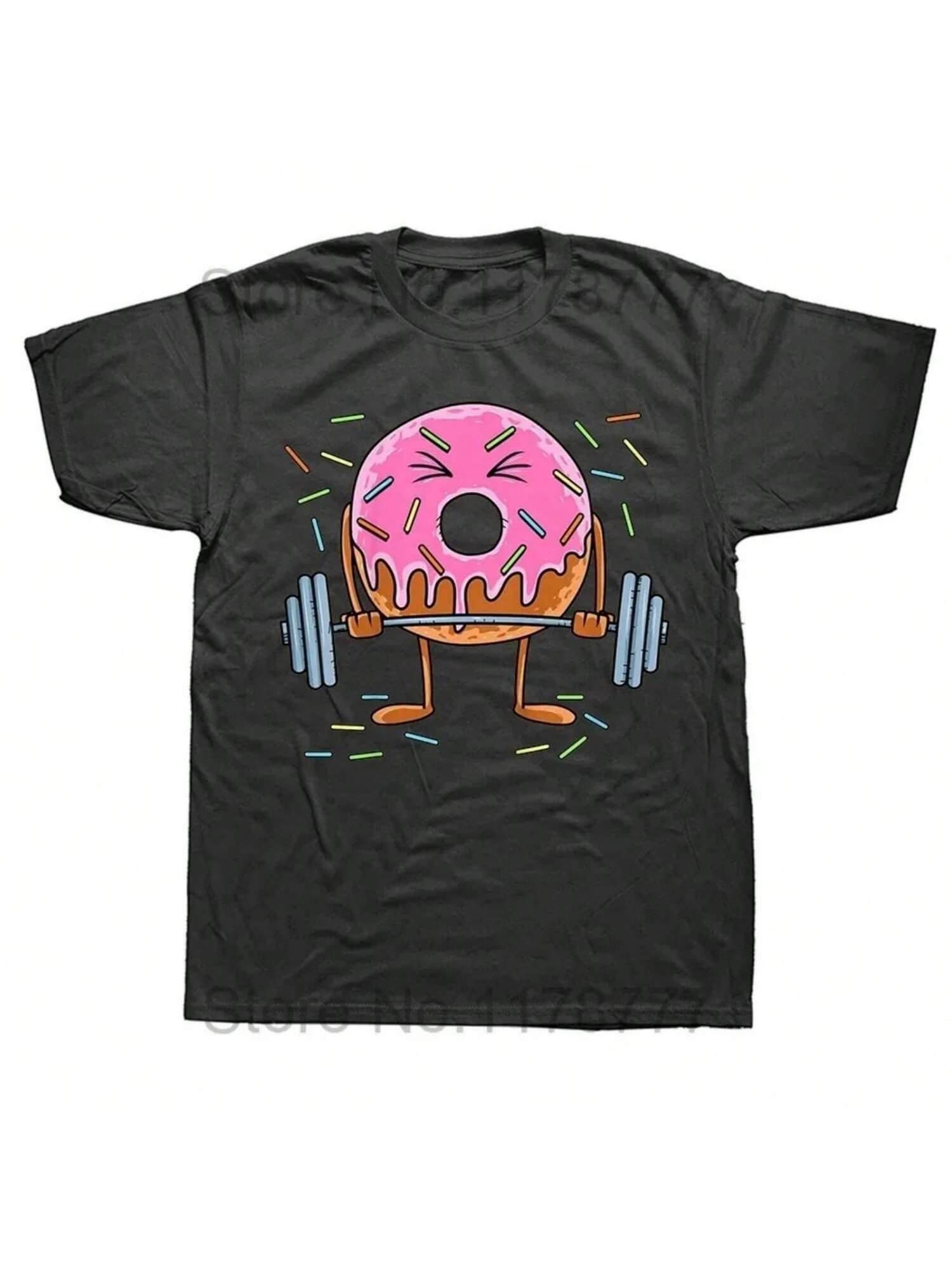 Check Out My Six Pack Donut Funny Gym T Shirts Summer Style Streetwear Short Sleeve Birthday Gifts T-Shirt unisex Clothing S