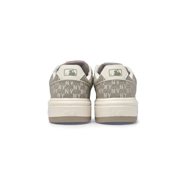 MLB Chunky Liner Synthetic Leather PK Monogeam SL Comfortable Durable Lightweight Low-Top Sneakers Unisex sneakers Dark-Gray 3ASXL156N-50GRD