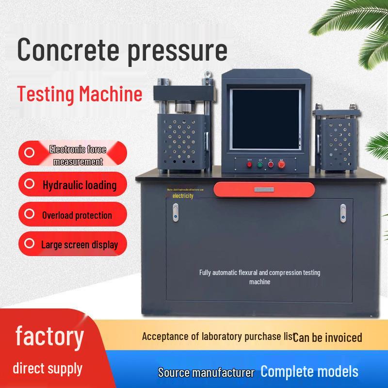 Fully Automatic Cement Flexural & Compressive Testing Machine, Electric Precision