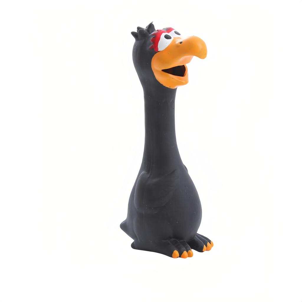Rubber Chicken Squeaky Dog Toys For Small, Medium Or Large Pet Breeds, Reduce Separation Anxiety