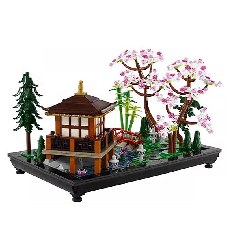 

Креативный сад дзен строительные блоки бонсай дерево букет цветов кирпичи модель украшения дома растение в горшке игрушка подарок