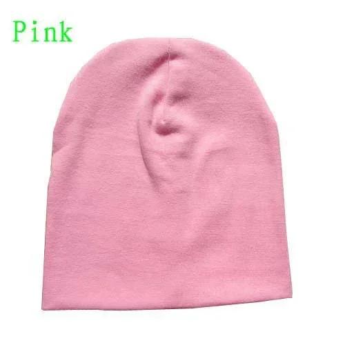 Cappello in Maglia Solido per Bambini da 0 a 3 Anni Cappellino Caldo Invernale in Cotone per Neonato Primavera Autunno Berretto per Bambino/a