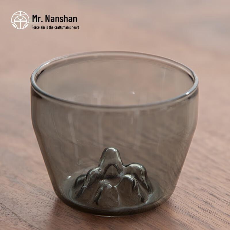 Nanshan Mr. Ceramic Kung Fu Tea Set with Heat-Resistant Glass Teapot