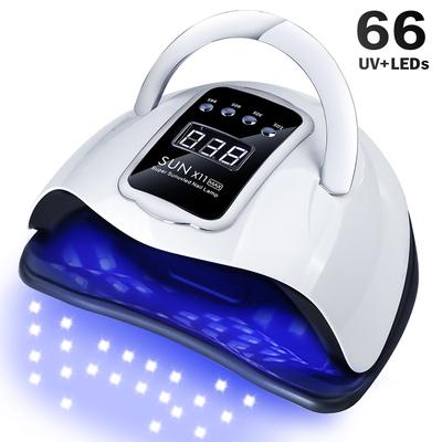 SUN X11 MAX Professional Nail Drying Lamp for Manicure Nails Gel Polish Drying Machine with Auto Sensor UV LED Nail Lamp Dryer