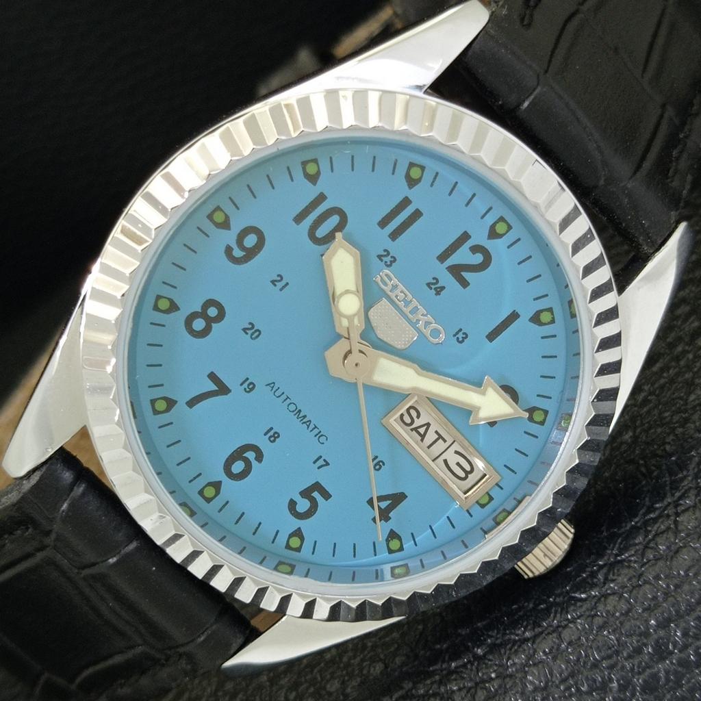

JAPAN VINTAGE REFURBISHED SEIKO 5 AUTOMATIC 6309A MENS WATCH a441596-1 Sk-a441596
