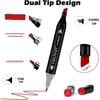 120 Good Coloring Markers Alcohol Markers Dual Tip Art Markers for Kids Hard Marker Pens with Pen Holder and Carry Pouch for Adult