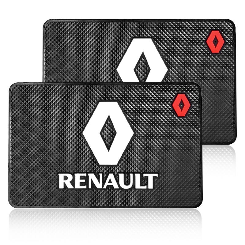 1 buc Emblemă Auto Pad Antiderapant Suport Telefon Covoraș Antiderapant Styling Auto pentru Renault Dacia Megane 2 3 4 Twingo Clio Talisman Captur Trafic Kwid Scenic 2