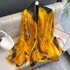 New Model 180X130Cm Shawls Couple Style Summer Sunscreen Scarf Popular Pashmina Scarves For Gift Fashion Design Silk Hijab