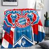 Flanelová deka s potiskem Bayern Mnichov, Vysoce kvalitní, Pohodlná pro všechna roční období, Domácí dekorace, Teplo a pohodlí, Perfektní jako vánoční dárky