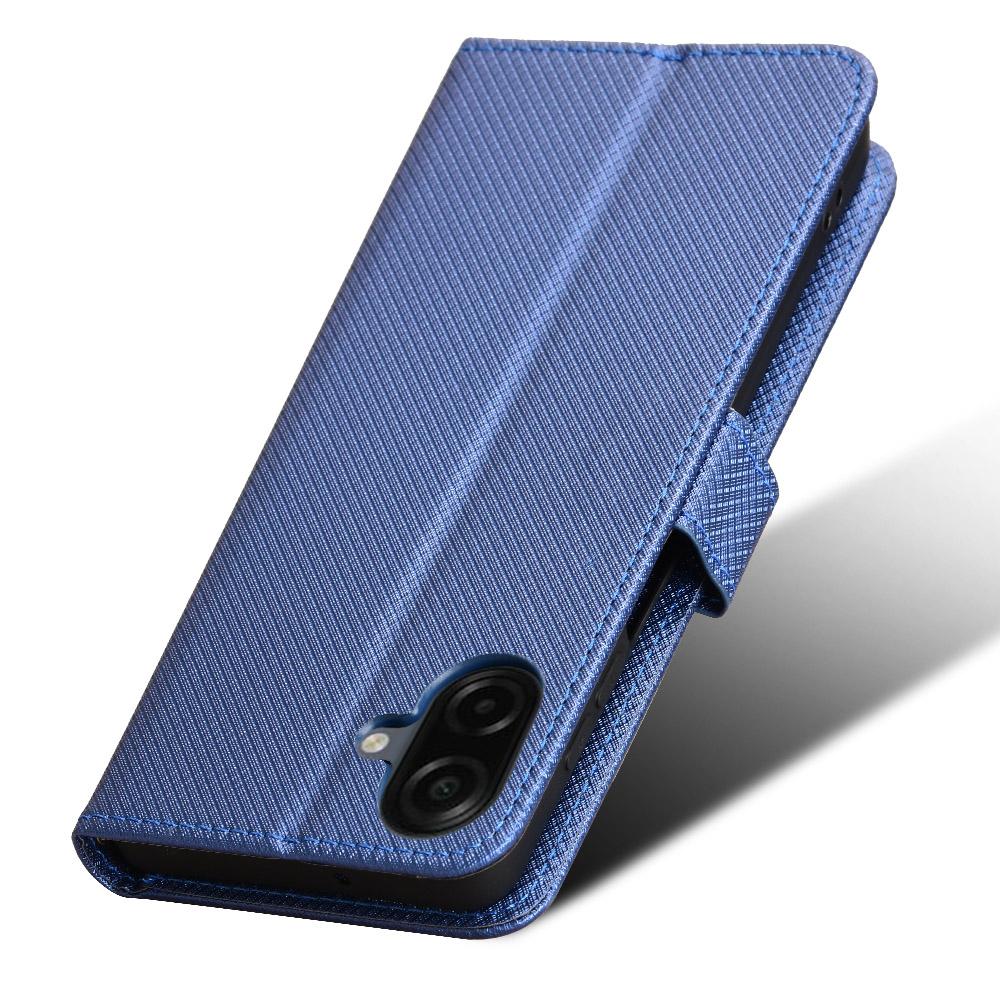 For Samsung Galaxy A07 4G Leather Wallet Case with Strap Diamond Texture Phone Cover