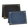 10 Pcs Black Certificate Holders Covers 9.45 for 12.6 X Diploma Inch Paper Gold