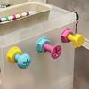3Pcs Wall Hook Screw Shape Punch Free Hat Clothes Back Door Kids Hanger Umbrella Bag Clothing Towel Hanger Home Supplies