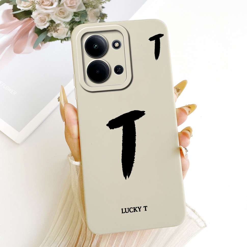 For Xiaomi Redmi 15C 5G Case Cover Lucky Letters Phone Case For Xiaomi Redmi 15C 15 C Redmi15C Redmi15 4G 5G Soft Fundas