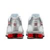 Nike Scarpe da Ginnastica Shox NZ Unisex Bianco Rosso Universitario-Nero-Argento Metallico 378341-104