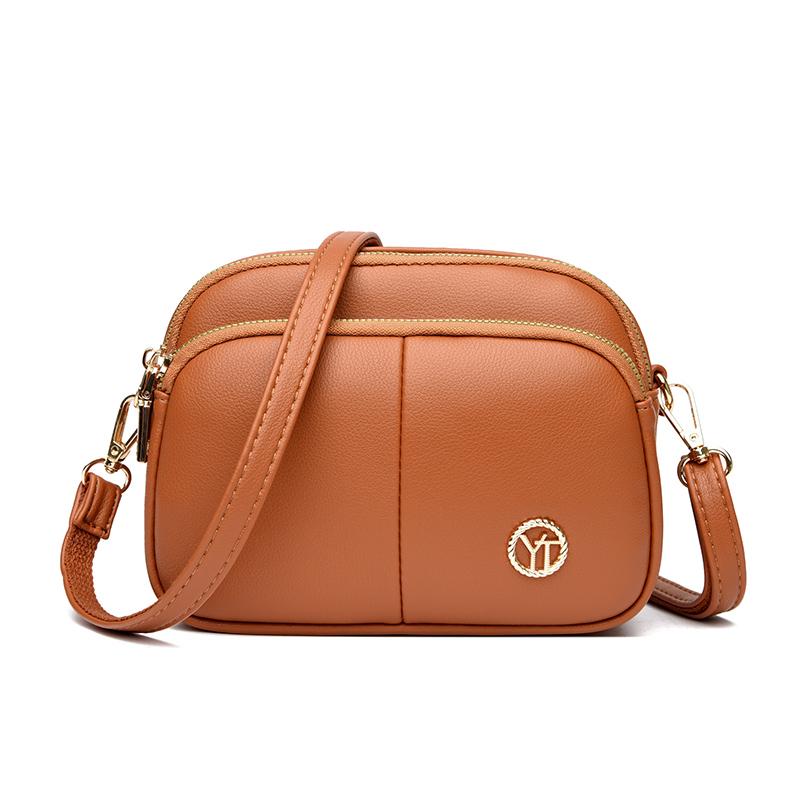 

Модная брендовая сумка через плечо для женщин, однотонная искусственная кожа, маленькие сумки через плечо, роскошная дизайнерская женская сумка на молнии и кошелек