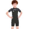 2.5mm Neoprene Kids Shorty Wetsuit Snorkeling Surfing Diving Boys Thermal Rash Guard Summer Winter