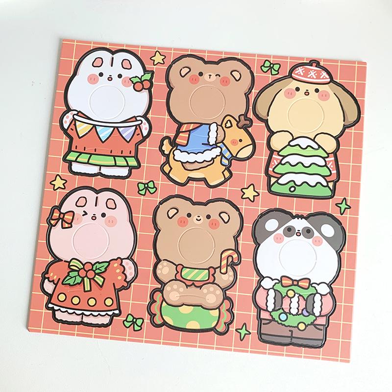 Inspirationskarte mit Weihnachtslutscher und ermutigender Segensbotschaft