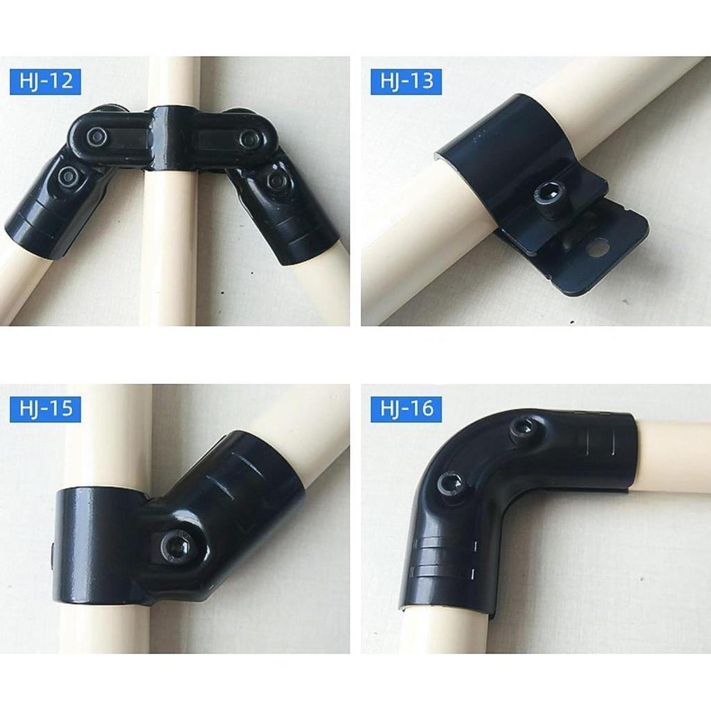 2 Stück Rohrschellen-Klemme Runde Adapter Metall Mit Abzweigungen